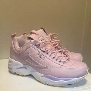 Fila Pink Chunky Sneakers Retro Style